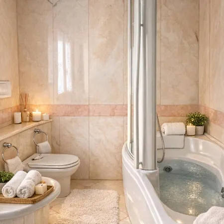 Deluxe Con Giardino E Terrazzo, 3 Camere, Parcheggio Privato Appartamento